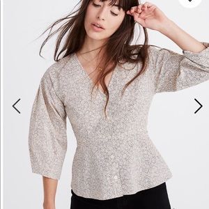 Madewell Peplum Top